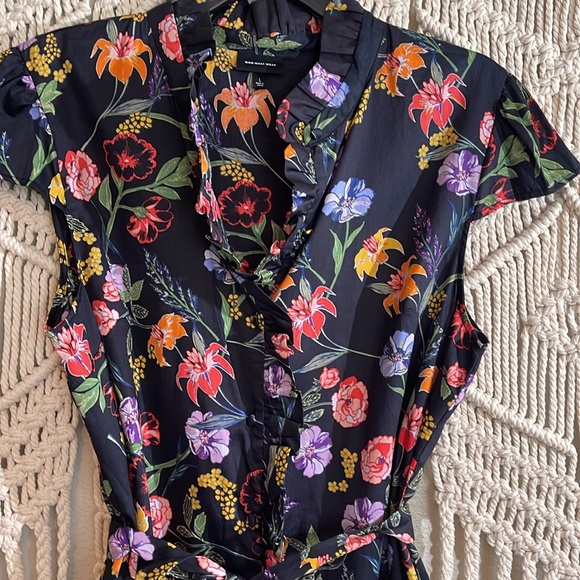 Ruffle Midi Dress - Picture 2 of 7